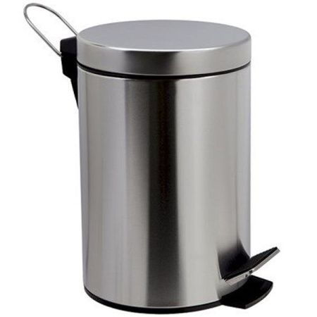 Ведро для мусора WasserKRAFT Ammer K-665 5 л Хром Ведро для мусора WasserKRAFT Ammer K-665 5 л Хром