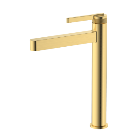 Смеситель для раковины высокий DQ Bonn мат.золото (DA1702007), артикул DA1702007