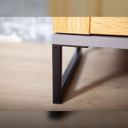 Комплект мебели для ванной Бриклаер ЛОФТ 100, метрополитен грей, артикул ЛОФТ 100