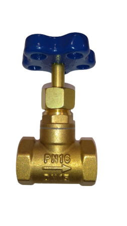 Клапан (вентиль) запорный RM 1/2 ВР-ВР муфтовый укор. Ду15 Ру16, артикул RML-12FFGS