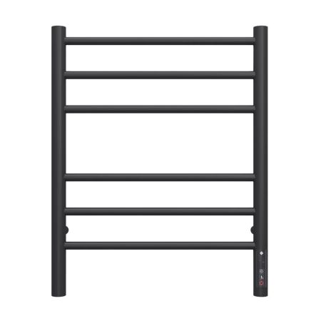 Полотенцесушитель электрический Terminus Аврора П6 450х60 КС 905, черный, артикул 4670078527479
