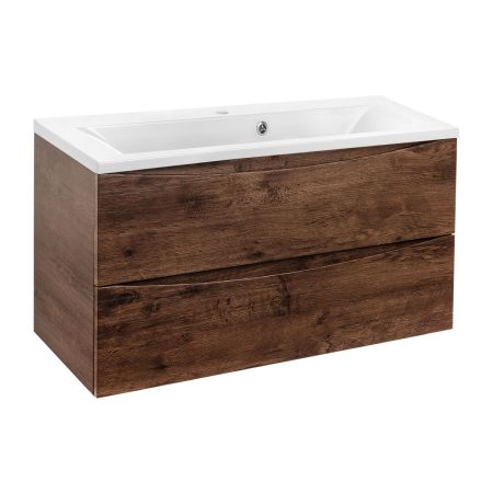 База под раковину Mia 900 подвесная, 2 выкатных ящика soft close, R.Wood, артикул VMC-2MA900RW