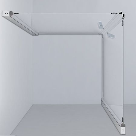 Душевой уголок Vincea Orta 80х80 VSS-1O8080CL профиль Хром стекло прозрачное, артикул VSS-1O8080CL