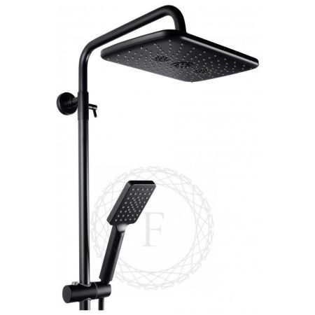 Душевая система с термостатом FILARETE FL2050BL, черный