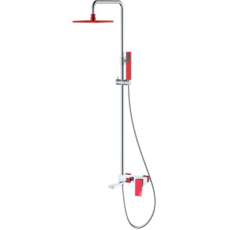 Душевая система Boheme Q 148-CRR.2 Хром Красная