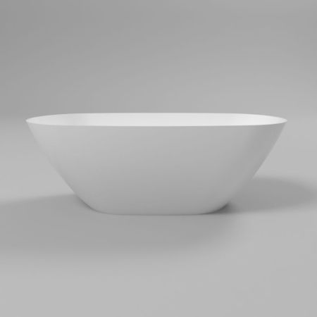 Ванна WHITECROSS Onyx D 160x75 (белый глянец) иск. камень, артикул 0207.160075.100