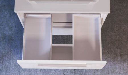 Тумба под раковину Raval Frame 60 подвесная Белая, артикул Fra.01.60/P/W