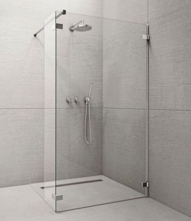 Душевая стенка Radaway Euphoria W3 Walk-in 140 фурнитура Хром стекло прозрачное, артикул 383136-01-01