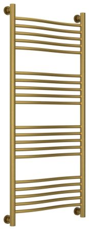 Полотенцесушитель водяной "ФЛЮИД+" 1200х500 (Состаренная Латунь), артикул 051-0222-1250