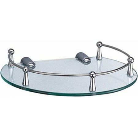 Стеклянная полка WasserKRAFT K-566 Хром, артикул K-566