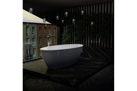 Ванна акриловая отдельностоящая Vayer BOOMERANG Гл000010198, 194x100, артикул Гл000010198