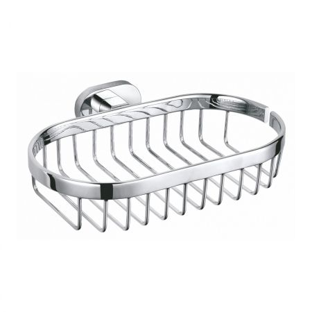 Мыльница с держателем WONZON & WOGHAND FIRST, Хром (WW-8424), артикул WW-8424