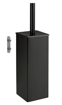 Gedy Teseo, настенный металлический ёрш, цвет черный матовый