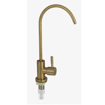 Кран для питьевой воды Fmark F-SL-C222, матовое золото