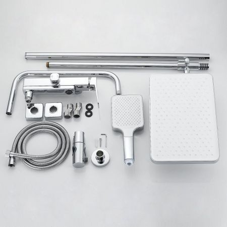 Душевая система Shevanik S9936, хром, артикул S9936