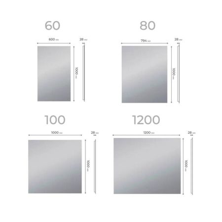 Зеркало VIGO Quadro Comfort 1200, артикул 147