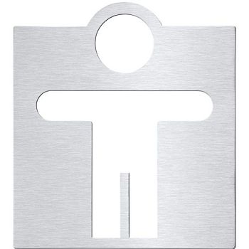 HOTEL значок  Мужской туалет, мат