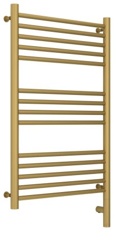 Полотенцесушитель электрический "БОГЕМА 3.0" прямая 800х500 / МЭМ правый (Матовое золото)