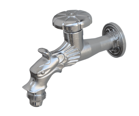 Кран Bronze de Luxe 21601, матовый хром, артикул 21601