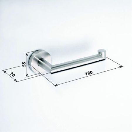 Держатель NEO туалетной бумаги  170x65мм, матовый хром, артикул 104212035