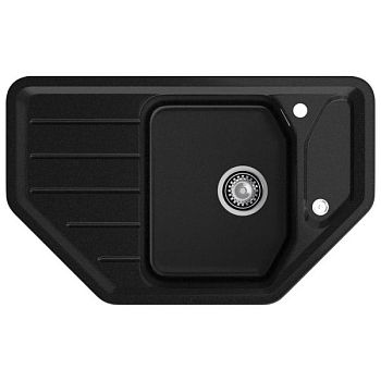 Кухонная мойка GranFest CORNER 800E, черный