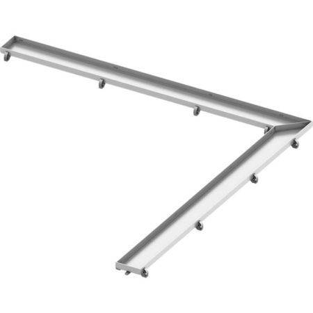 Лоток угл. "plate", 900х900 мм, нерж. сталь, полир., артикул 610970