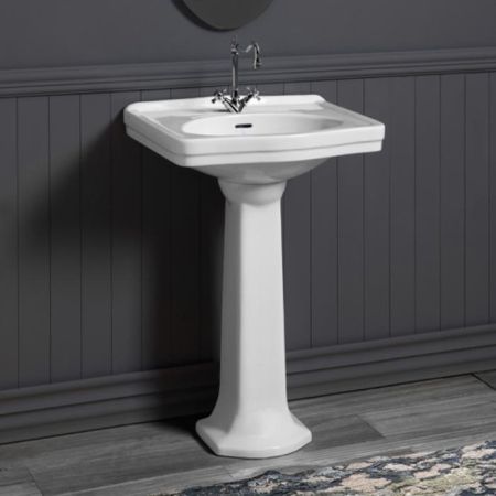 SIMAS Londra  Раковина 58x45см с 1 отв. под смеситель, цвет белый, артикул LO914bi*1