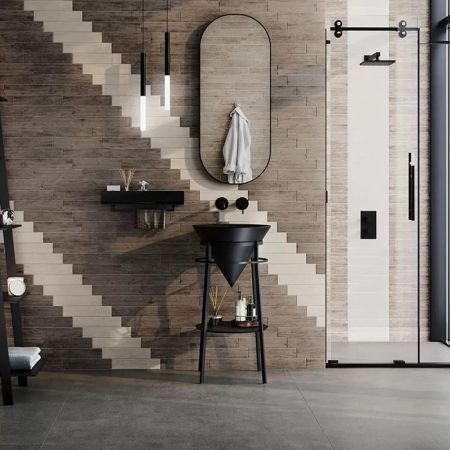 Kerama Marazzi Зеркало CONO овальное 42, черное матовое, артикул CO.mi.P.42\BLK