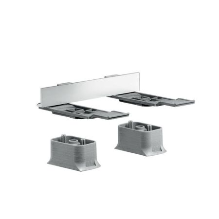 AX Universal Комплект адаптеров для монтажа акссуаров на рейлинг, цвет: хром, артикул 42870000