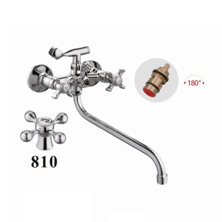 Смеситель для ванны D-Lin D147810, хром, артикул D147810