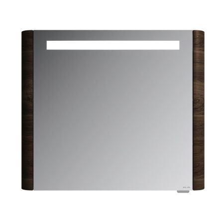 M30MCR0801NF Sensation, зеркало, зеркальный шкаф, правый, 80 см, с подсветкой, орех, текстурированна, артикул M30MCR0801NF