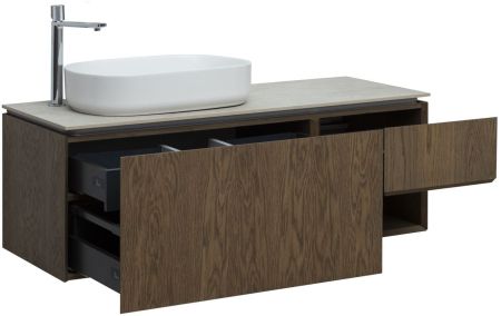 Тумба под раковину Allen Brau Infinity 120 1.21006.NO L дуб, артикул 1.21006.NO