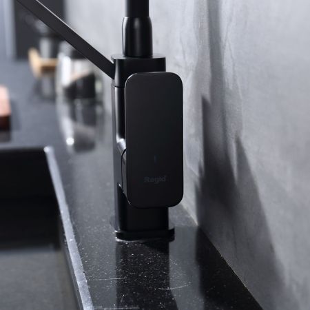 Смеситель для кухни с подключением фильтра Raglo R85.62.06, черный
