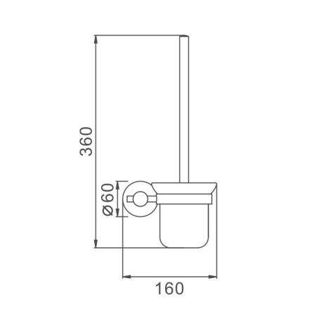 Ершик Haiba HB8310, сталь