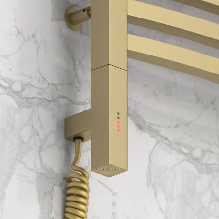 Полотенцесушитель электрический АРКУС 3.0 800х500 МЭМ левый (Матовая шампань)