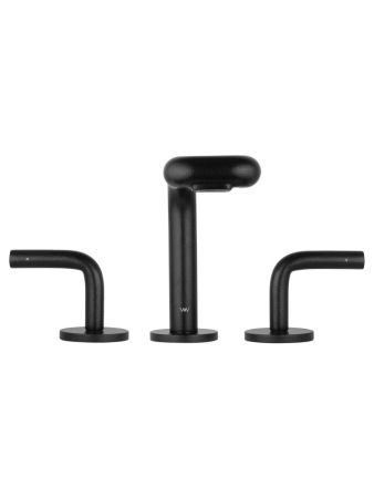 Смеситель для раковины высокий WONZON & WOGHAND LOOP, Черный матовый (WW-131-00-508), артикул WW-131-00-508