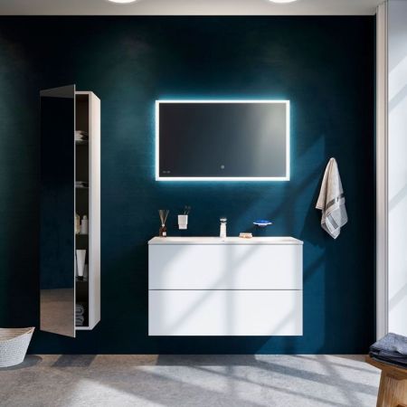 Шкаф-пенал AM.PM Spirit V2.0 35 L M70ACHML0356WG подвесной Белый, артикул M70ACHML0356WG