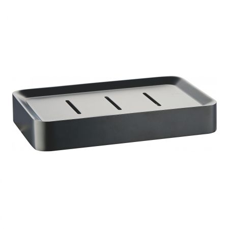 Мыльница с держателем WONZON & WOGHAND CARBON, Черный (WW-7732), артикул WW-7732