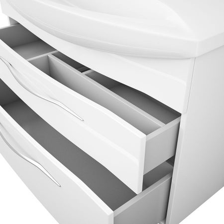 Тумба Vessla stor 105, белый лак, артикул OW22.14.00