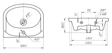 Тумба "Концепт 50", Эрика 50, артикул SP-00000039