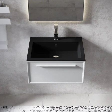 Раковина Paola Nero 600 ST-B, черный, артикул Nero 600 ST-B