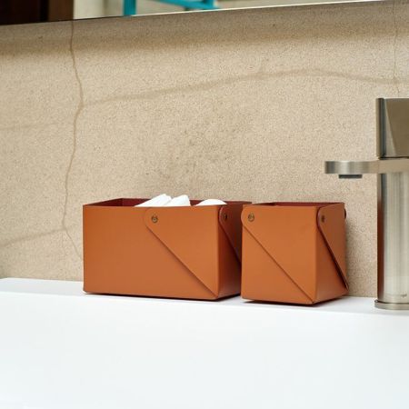 ADJ Стаканчик, 8x8xH10,5 см., цвет: коньяк/бордо, артикул 0104.09/30