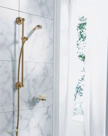 Душевой гарнитур Kludi Adlon 2710345 Золото 23 карат, артикул 2710345