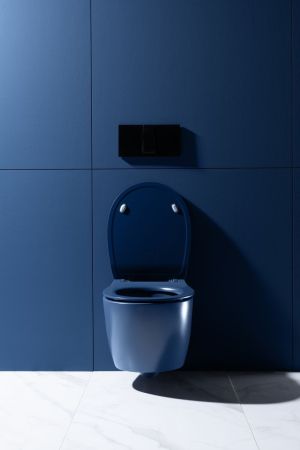 Чаша подвесного унитаза Allen Brau Fantasy 4.11004.ID индиго, артикул 4.11004.ID