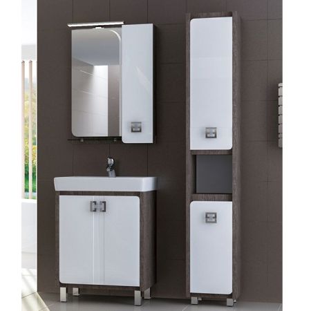 Зеркало со шкафом Vigo Bruno 60 с подсветкой Антик, артикул 102-600 антик