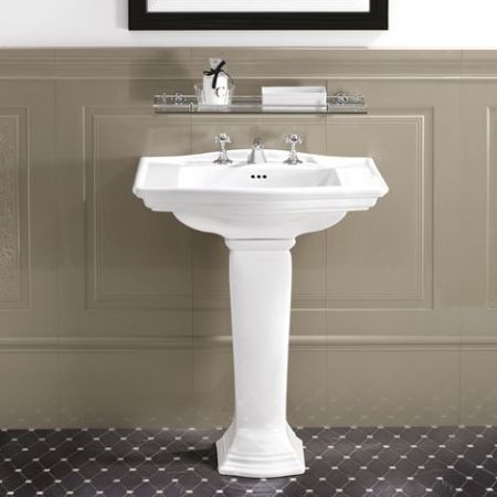 Devon Westminster Пьедестал для раковины, цвет: белый