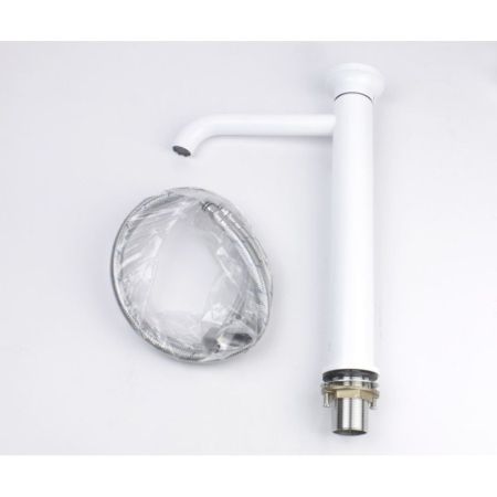 Смеситель для раковины Bronze de Luxe 9008W-G, белый/зеленый