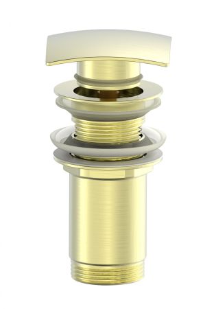 Донный клапан для раковины 1 1/4 WONZON & WOGHAND, Брашированное золото (WW-88SS08-BG), артикул WW-88SS08-BG