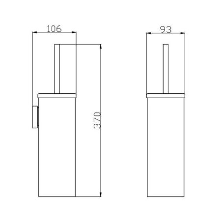 Ершик для унитаза Rav Slezak COLORADO COA0501, хром, артикул COA0501