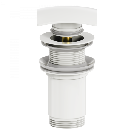 Донный клапан для раковины 1 1/4 WONZON & WOGHAND, Белый матовый (WW-88SS08-MW)